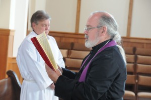 Fr Mitch Baker  and Ron Gilbert